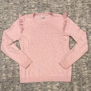 J. Crew Soft Pink Knit Sweater